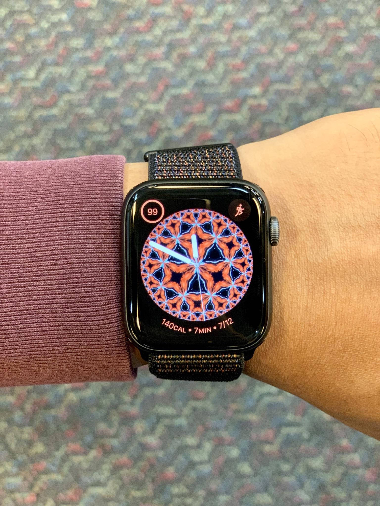 Циферблат Apple Watch в стиле калейдоскоп Шпалери