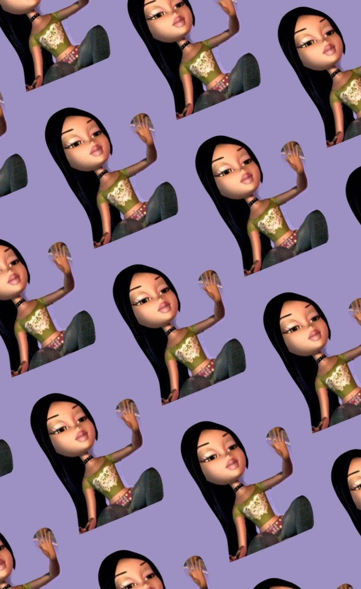 Цифровое искусство куклы Bratz Шпалери
