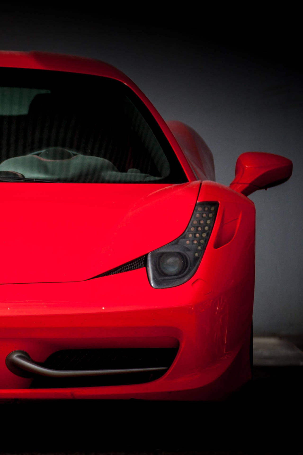 Червона візуалізація Ferrari iPhone
