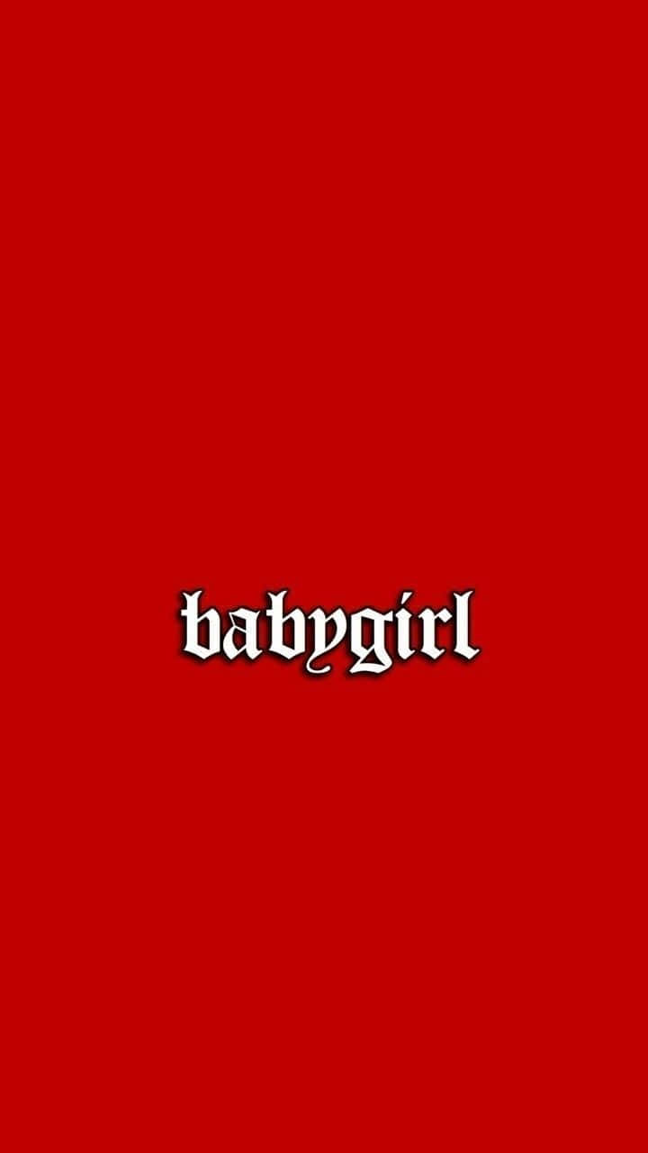 Червона естетика Tumblr Babygirl Шпалери