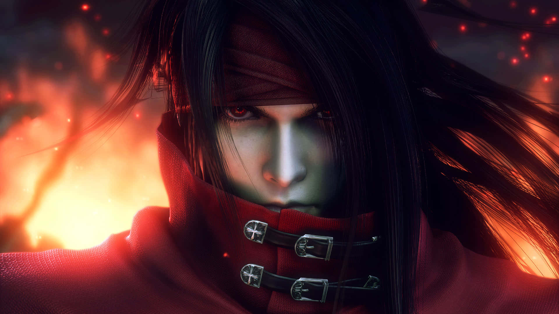 Червоний геймінг Final Fantasy Шпалери