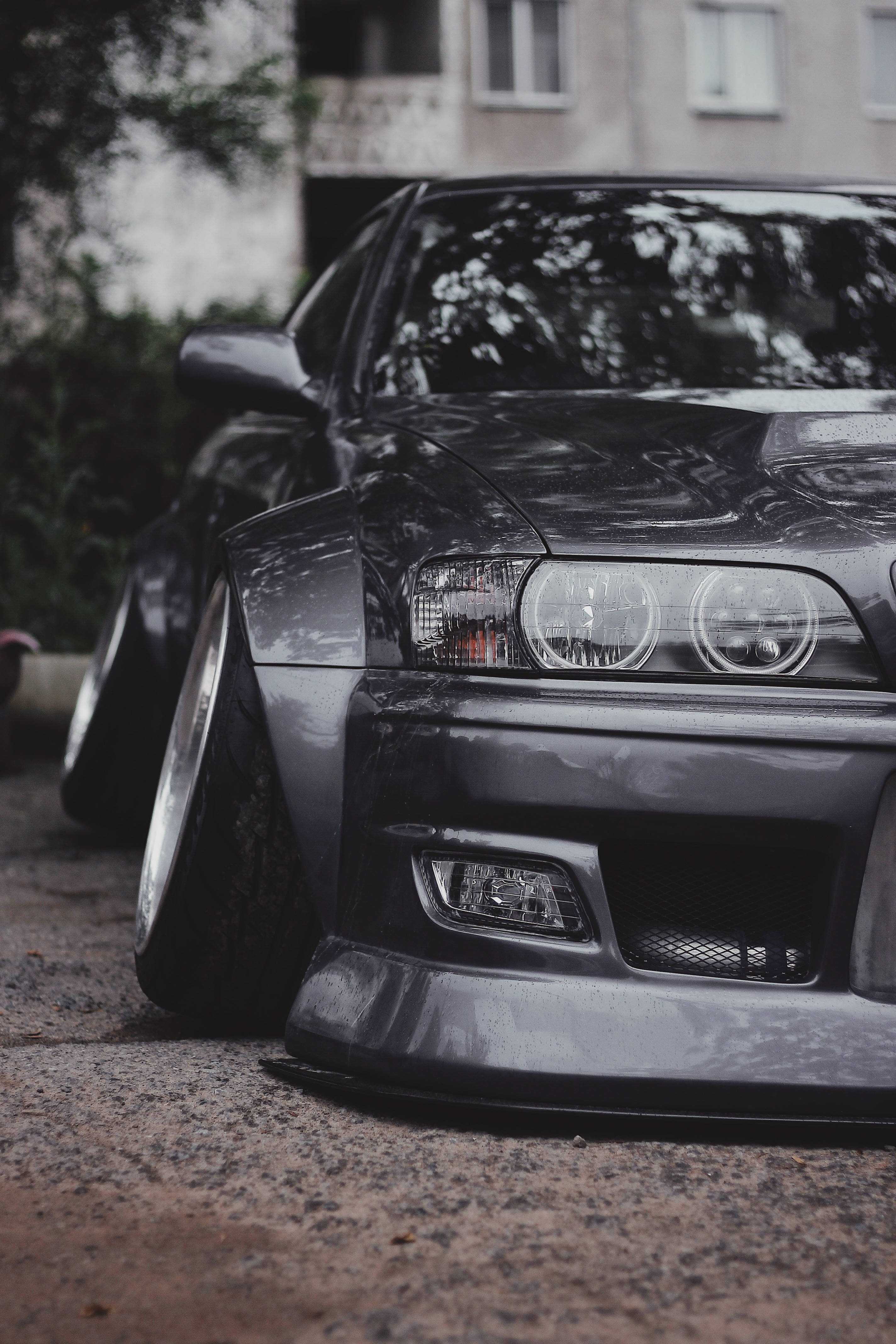 Черні JDM-автомобілі Шпалери