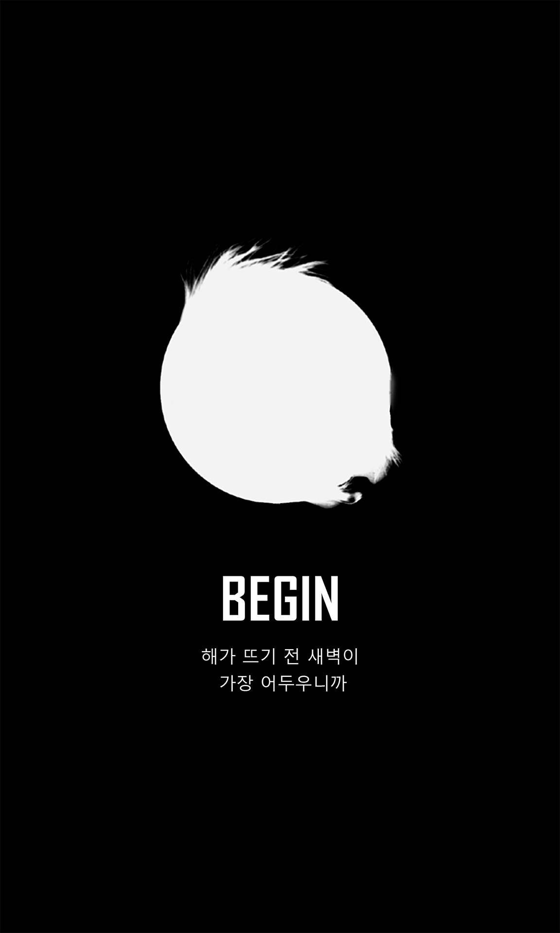 Чорна естетика Begin BTS Шпалери