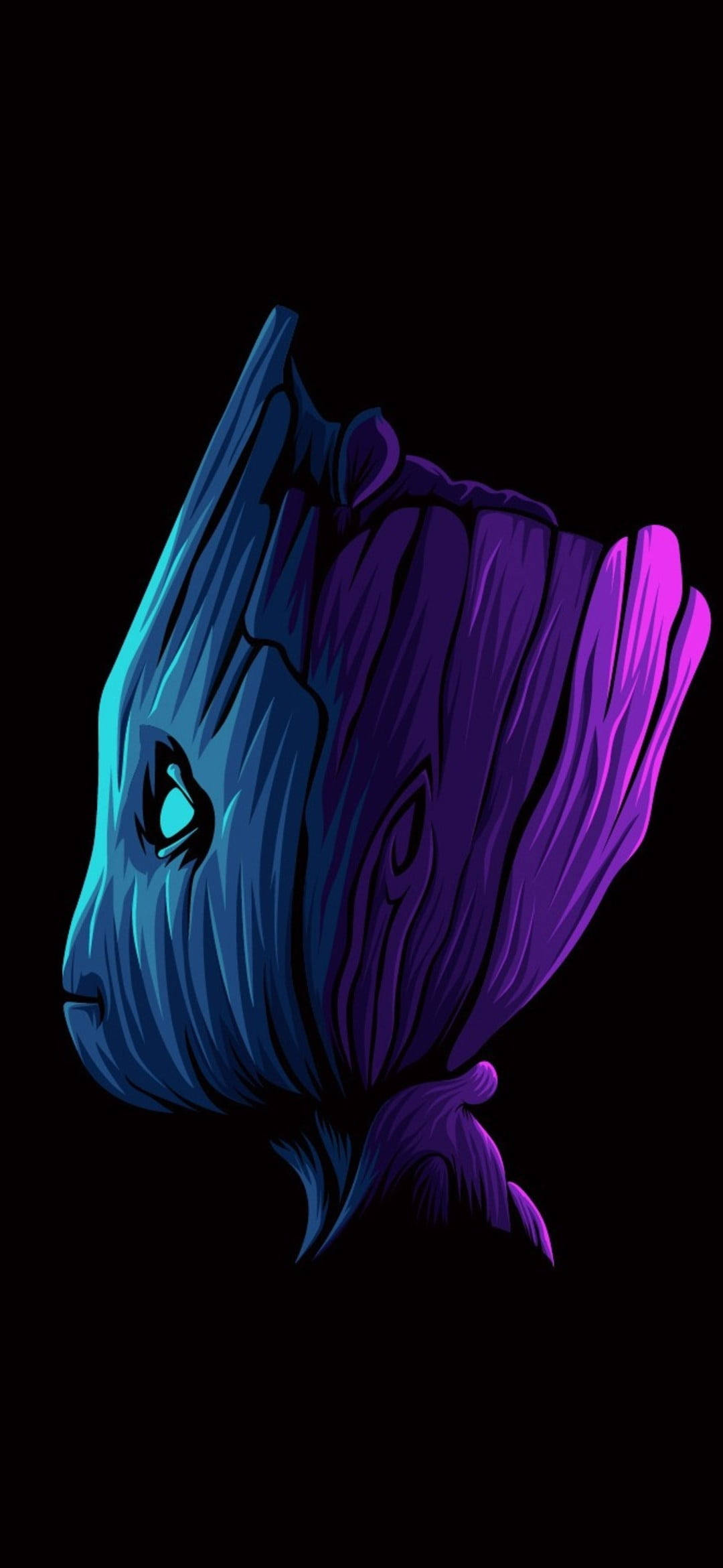 Чорний AMOLED Ґрут Шпалери