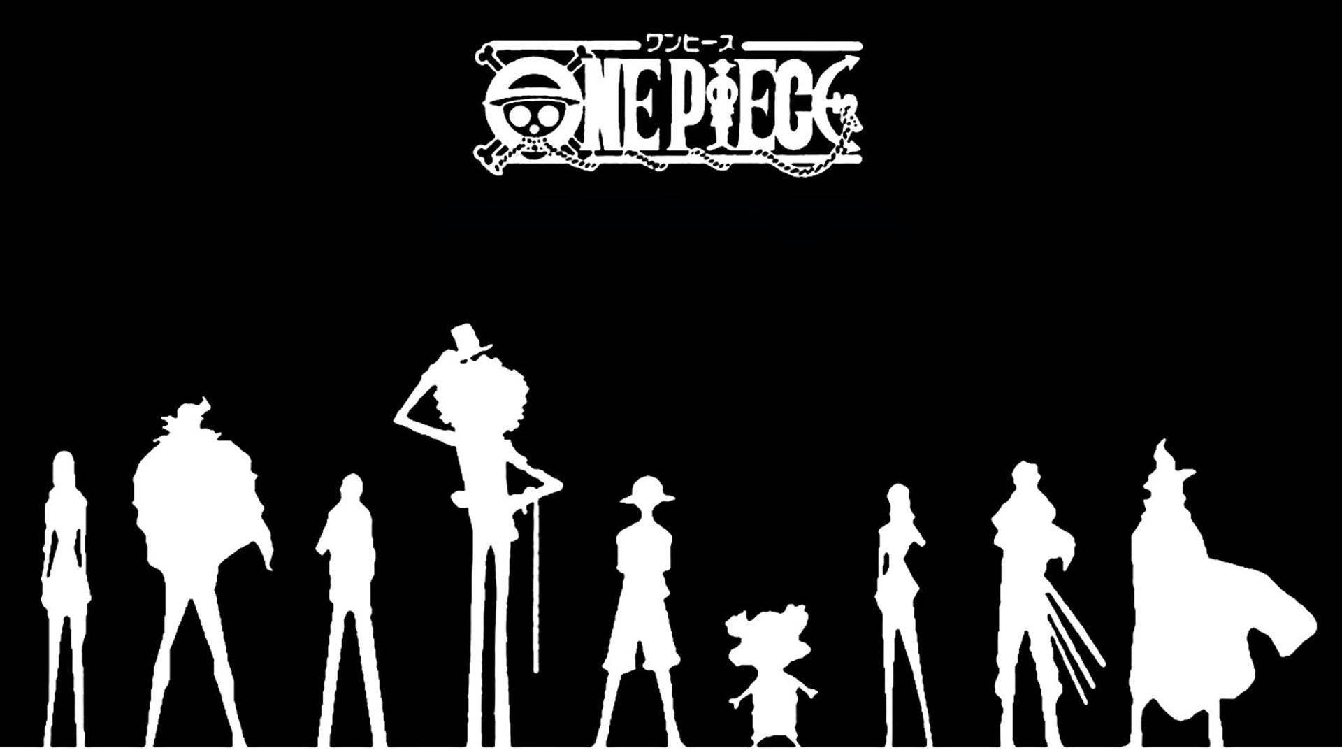 Чорний One Piece в стилі аніме Шпалери