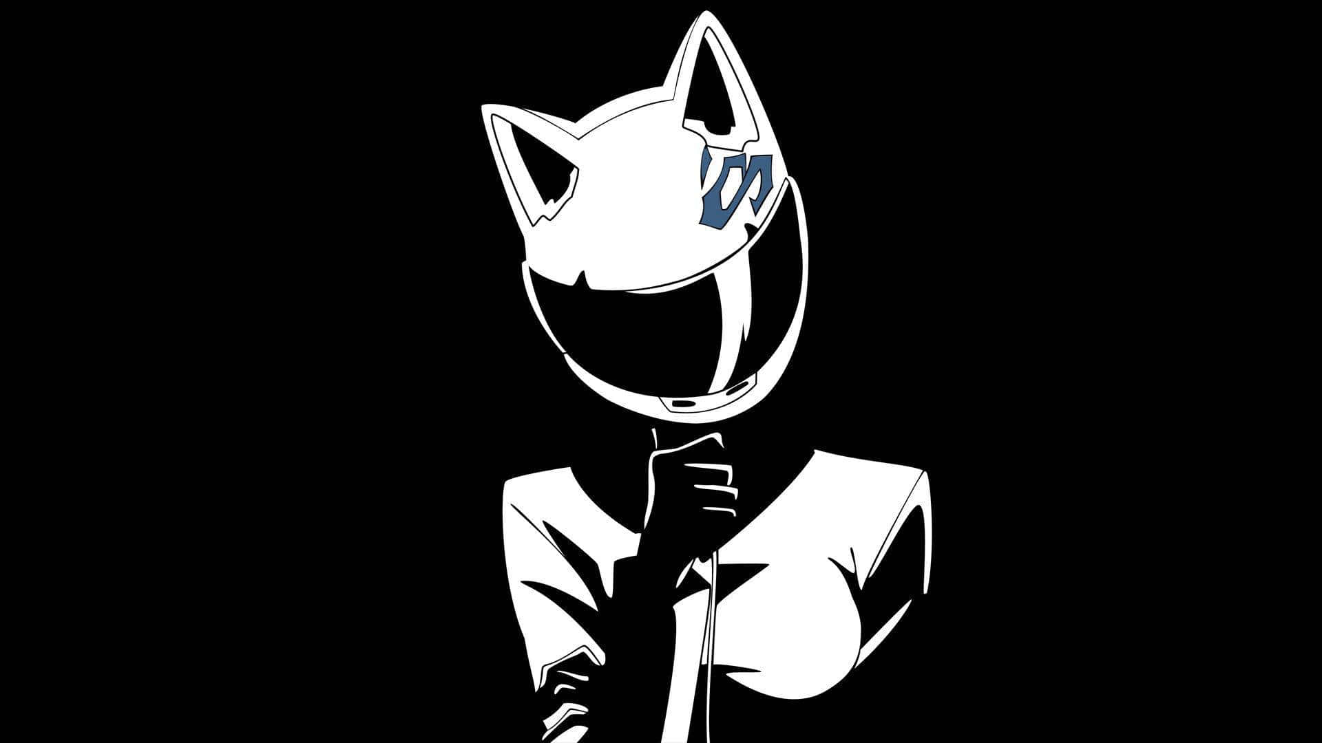 Чорний аніме-естетичний ПК Celty Sturluson Шпалери