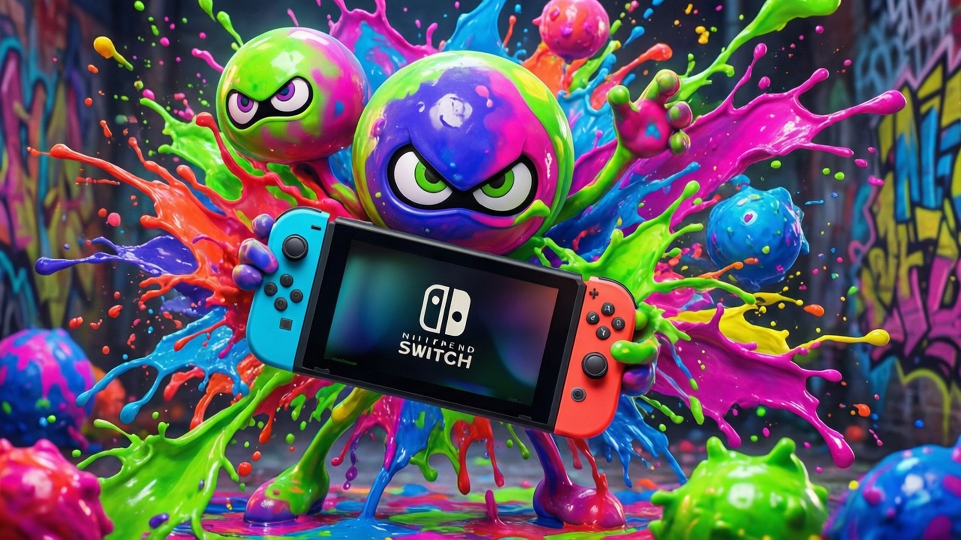 Чорнильна битва Splatoon Шпалери