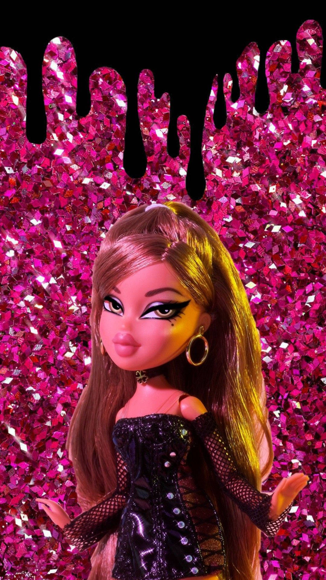 Чотири ляльки Bratz посміхаються, готові до веселощів та пригод Шпалери
