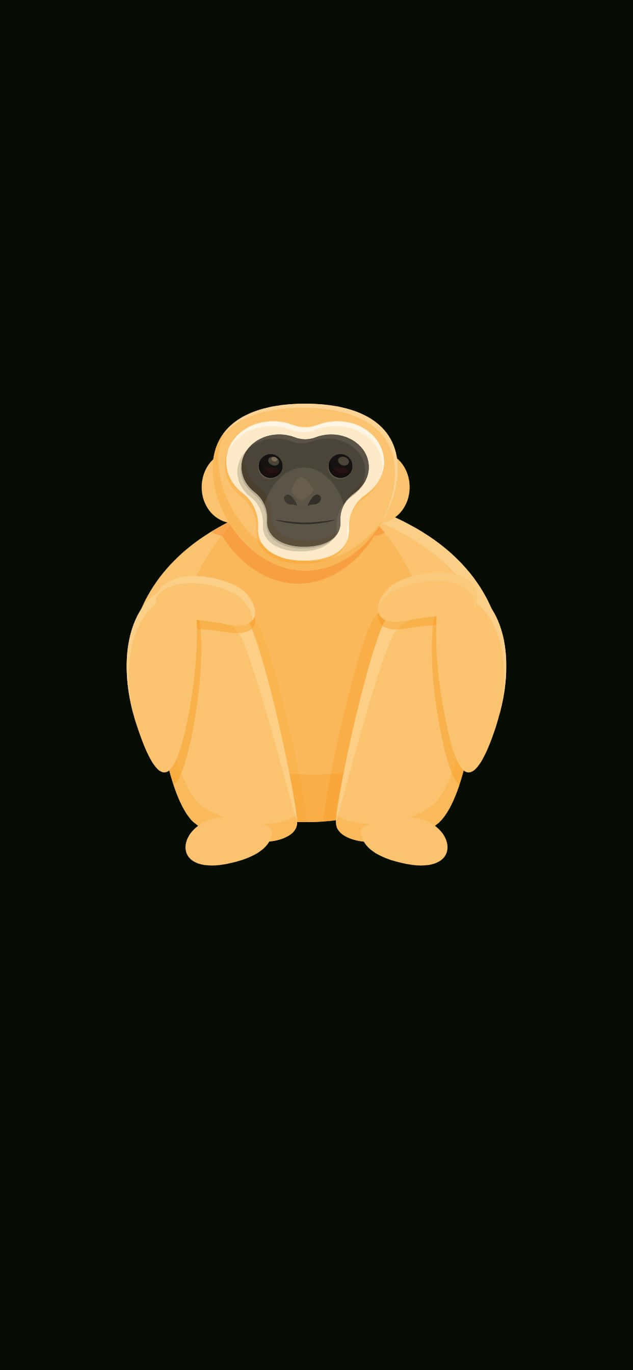 Чудесный iPhone Xs Max Gibbon Шпалери