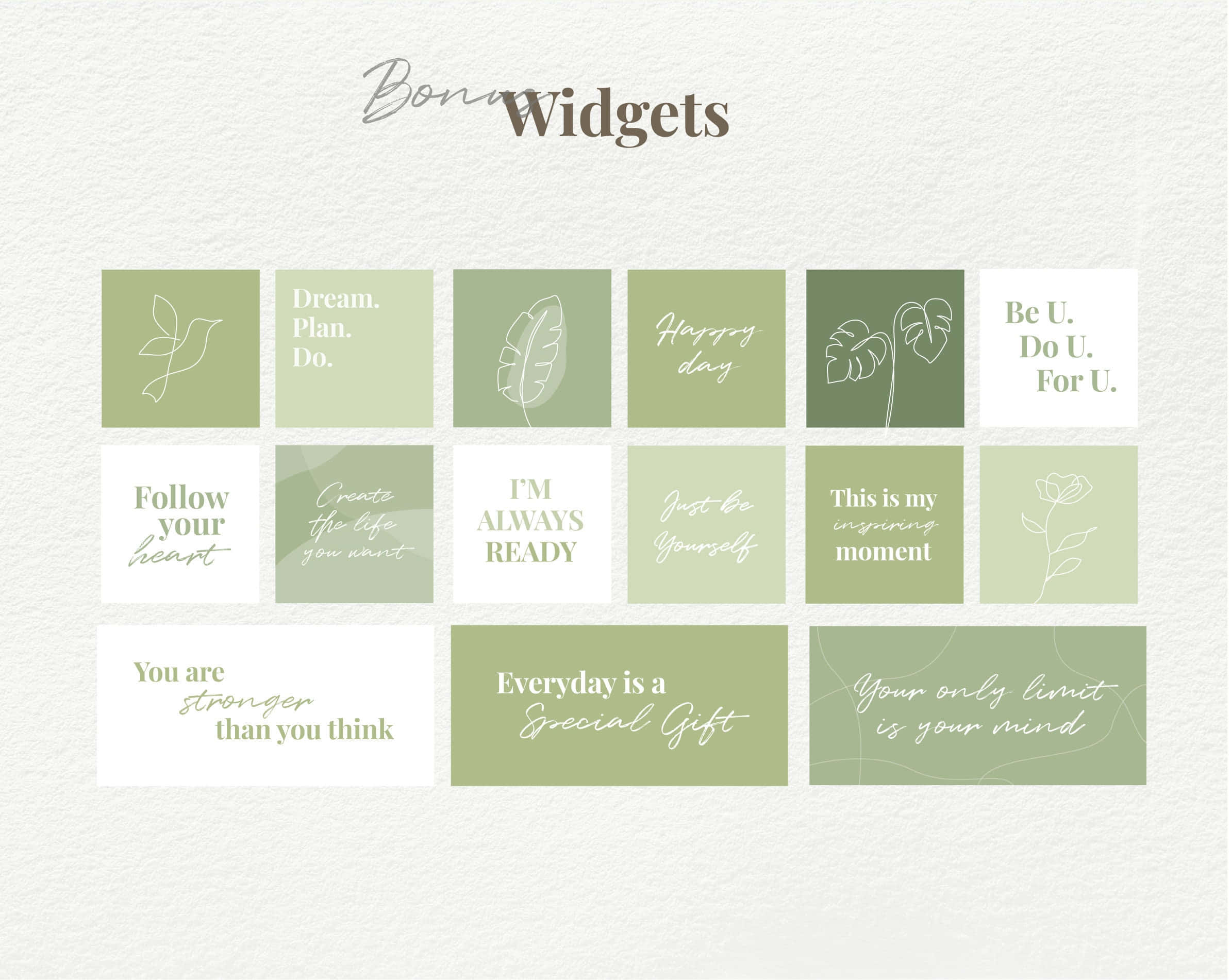 Шалфійна естетика з надихаючими цитатами Шпалери