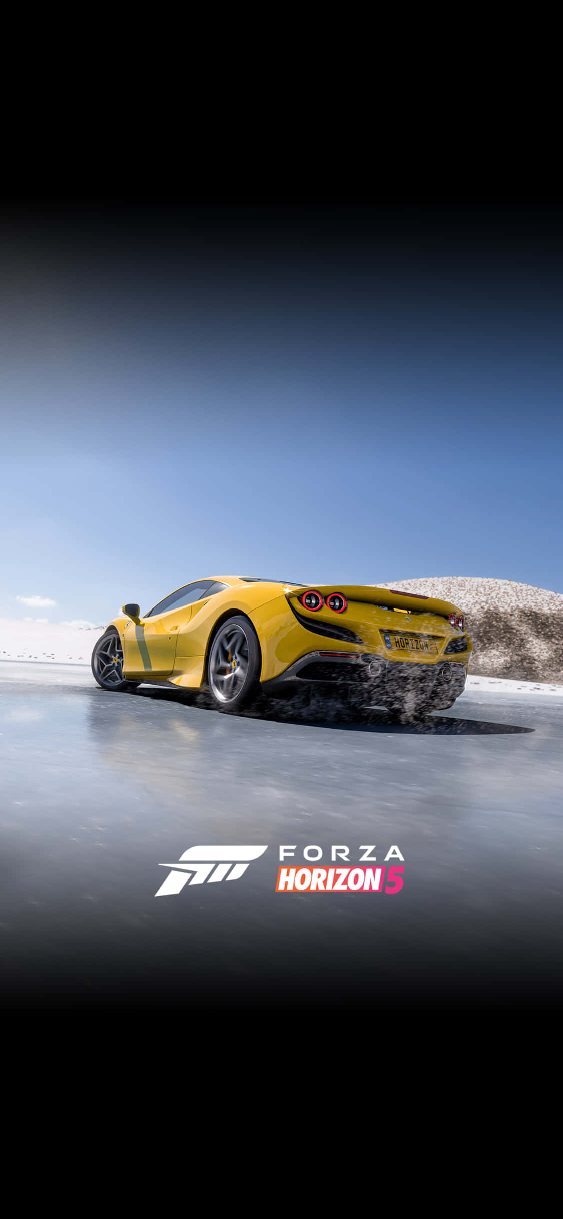 Швидкісний Lamborghini iPhone X Forza Motorsport 7 фон Шпалери