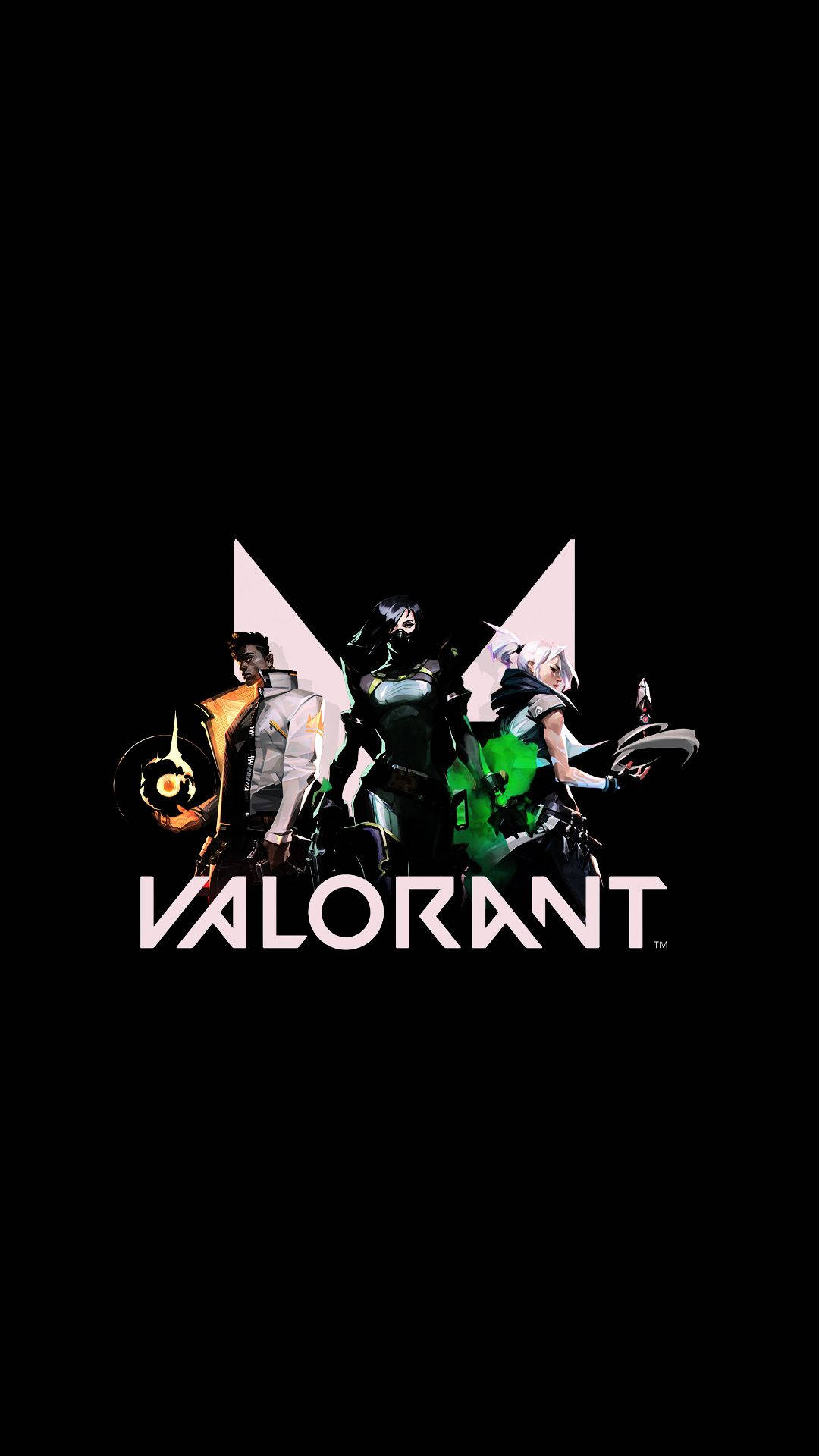 Шпалери з логотипом Valorant для телефону — Valorant Шпалери