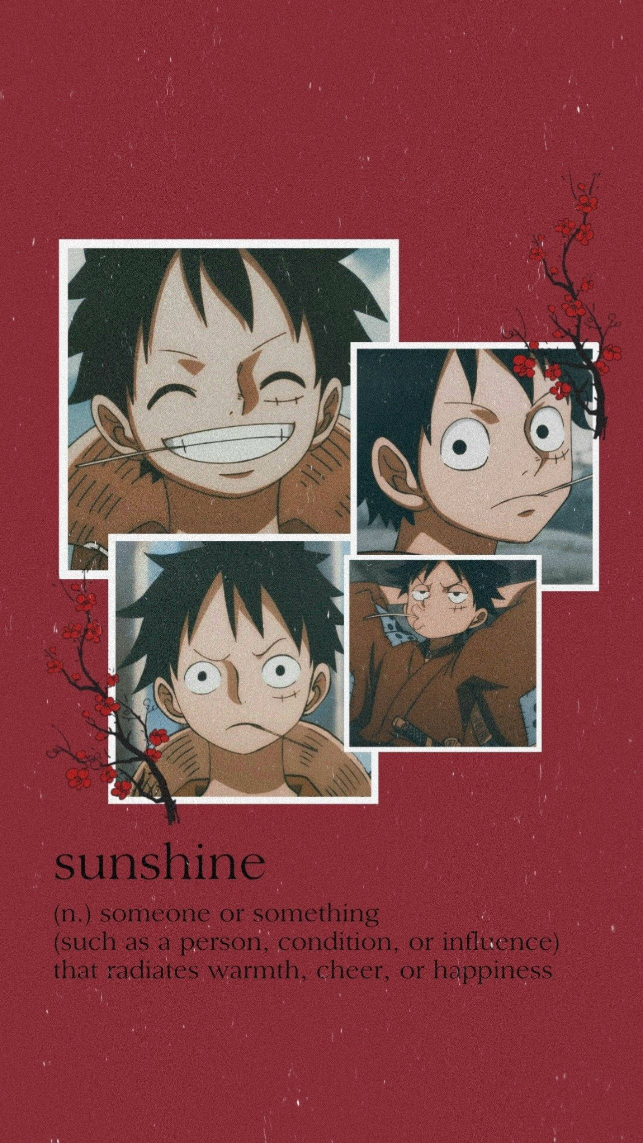 Щасливий Луффі Естетика One Piece Шпалери