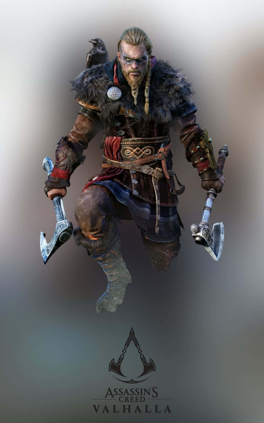 Эйвор с топором 1440p Assassin's Creed Valhalla Фон Шпалери
