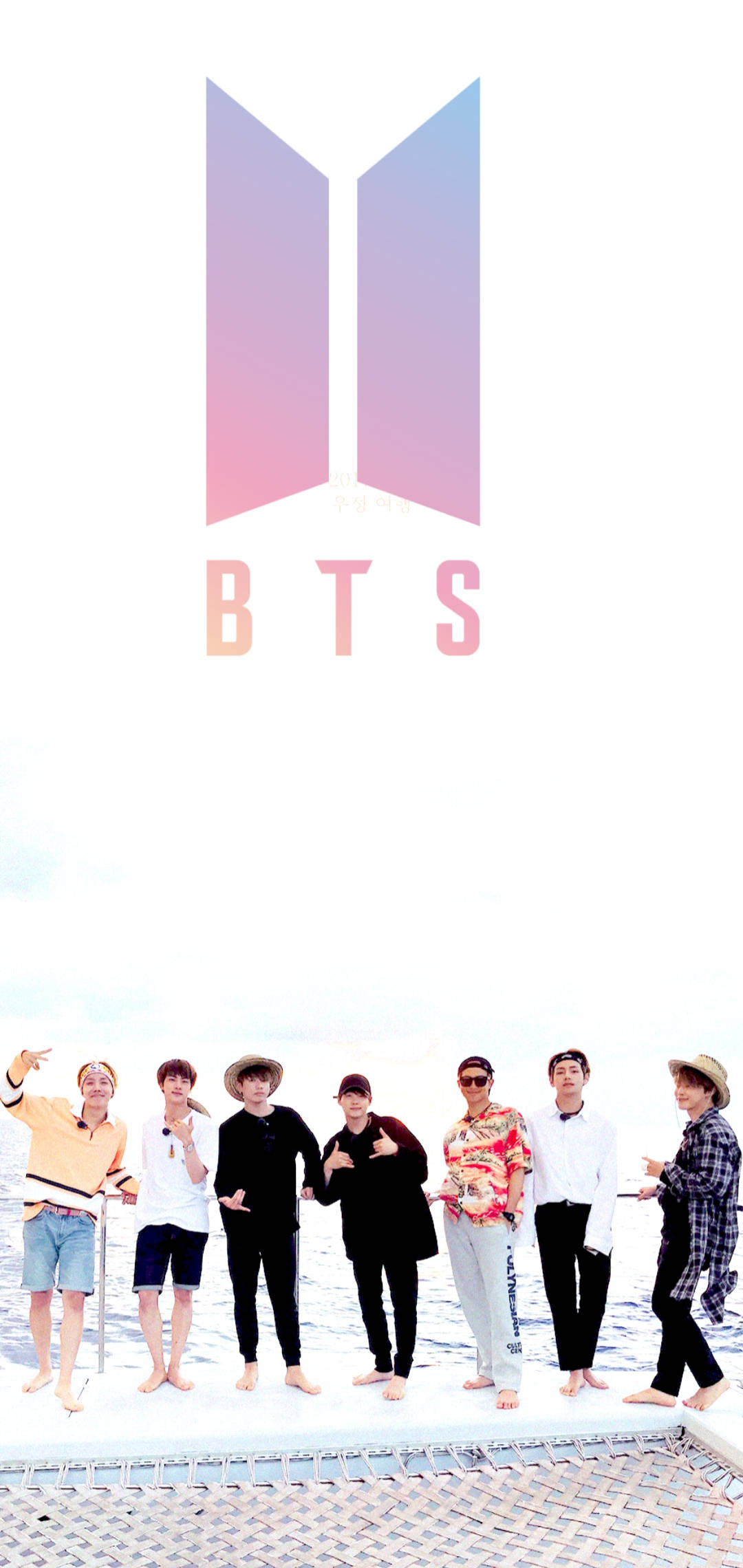 Экран блокировки BTS Bon Voyage Шпалери