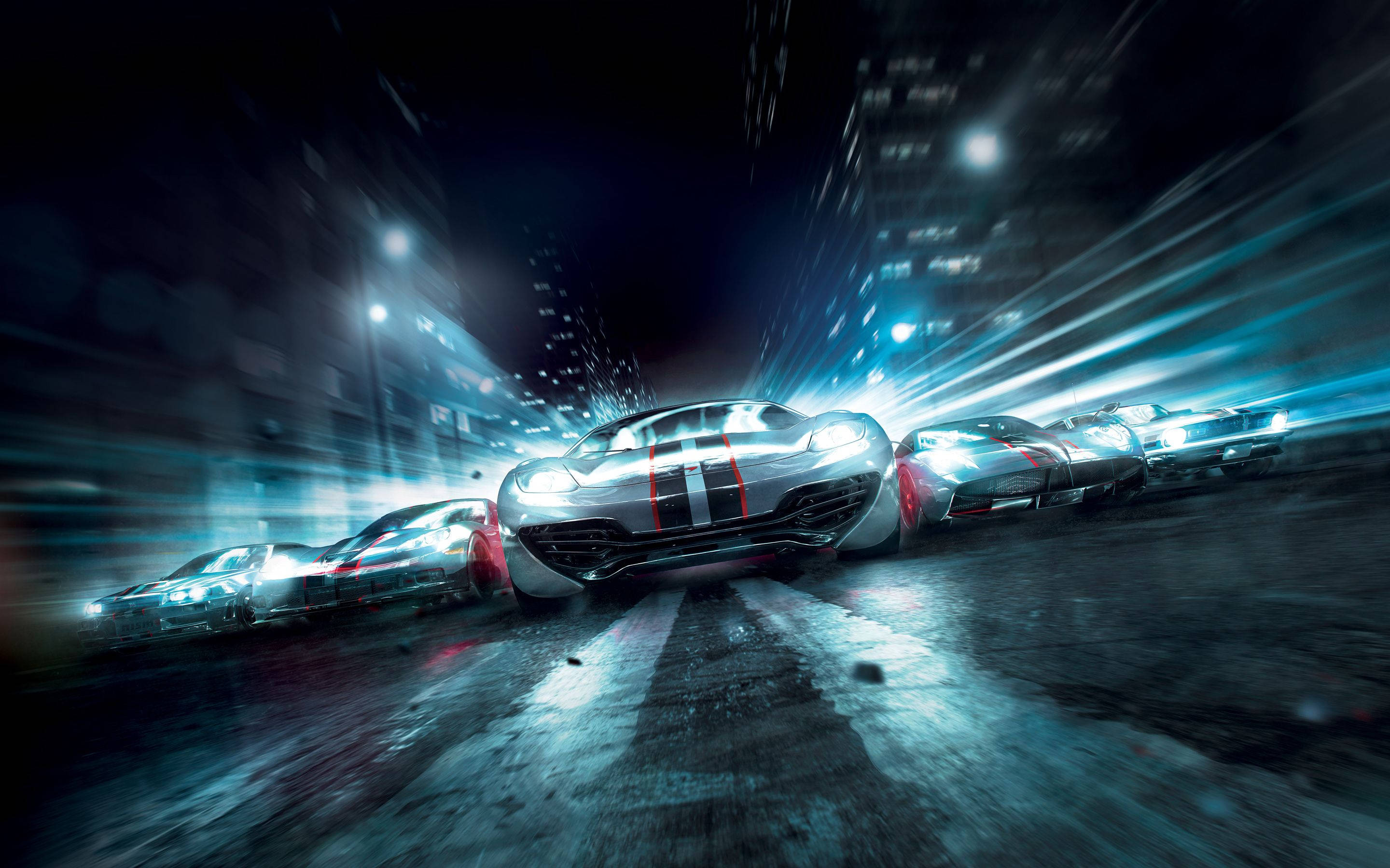 Ігрові автомобілі Grid 2 у русі Шпалери
