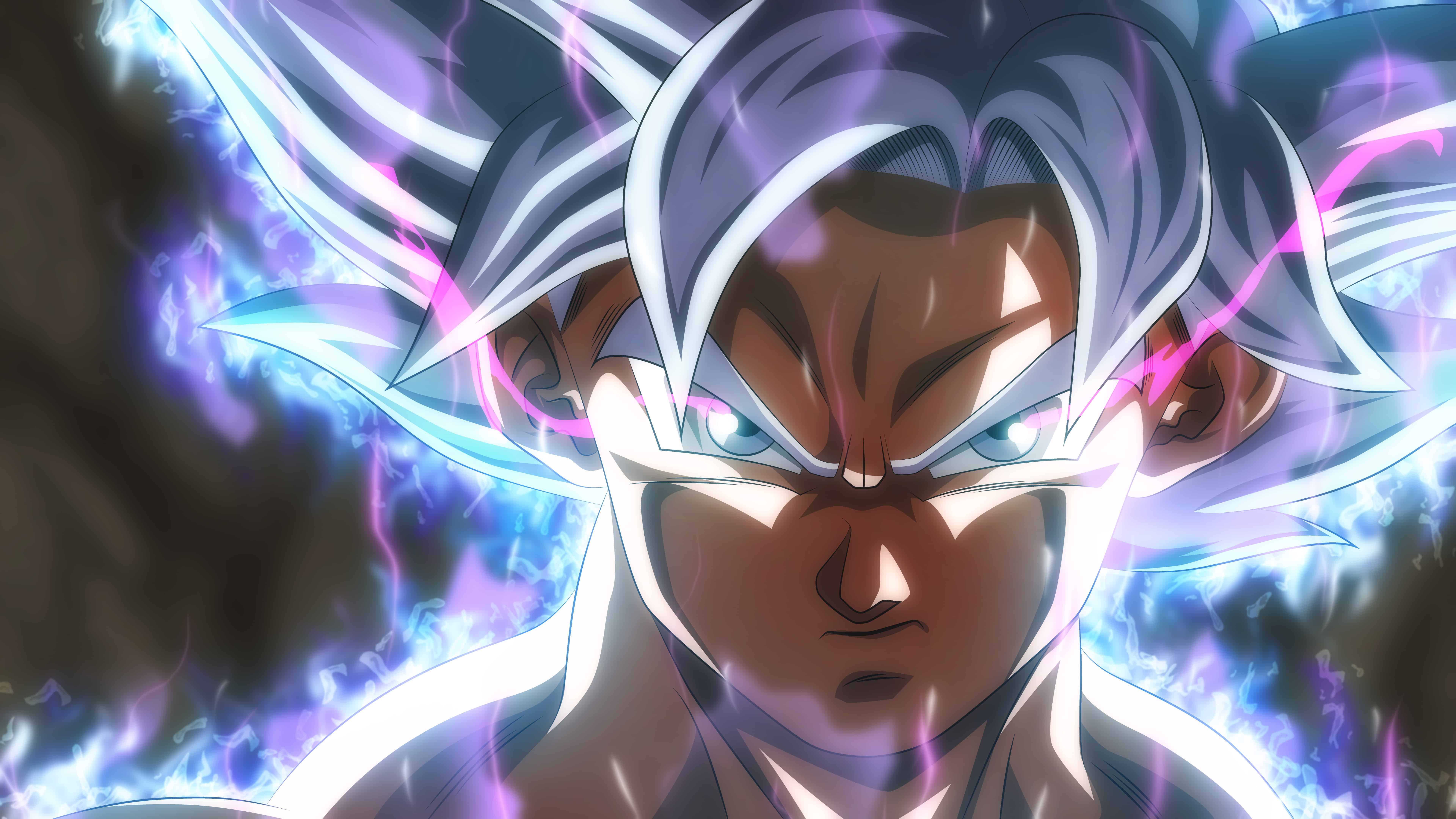 Ідеальний ультраінстинкт Гоку DBZ 4K Шпалери