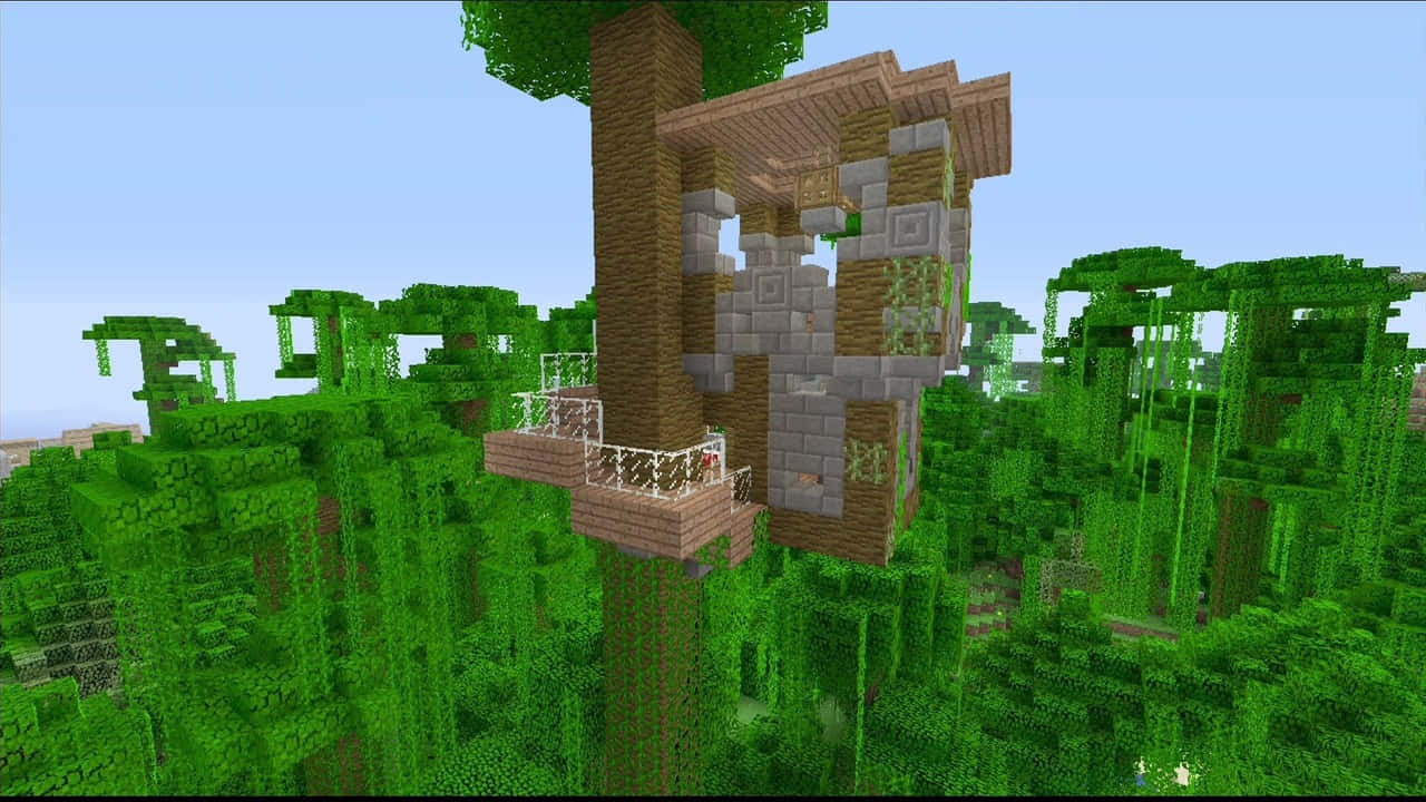 ідеї дерев'яних будинків у майнкрафті Шпалери
