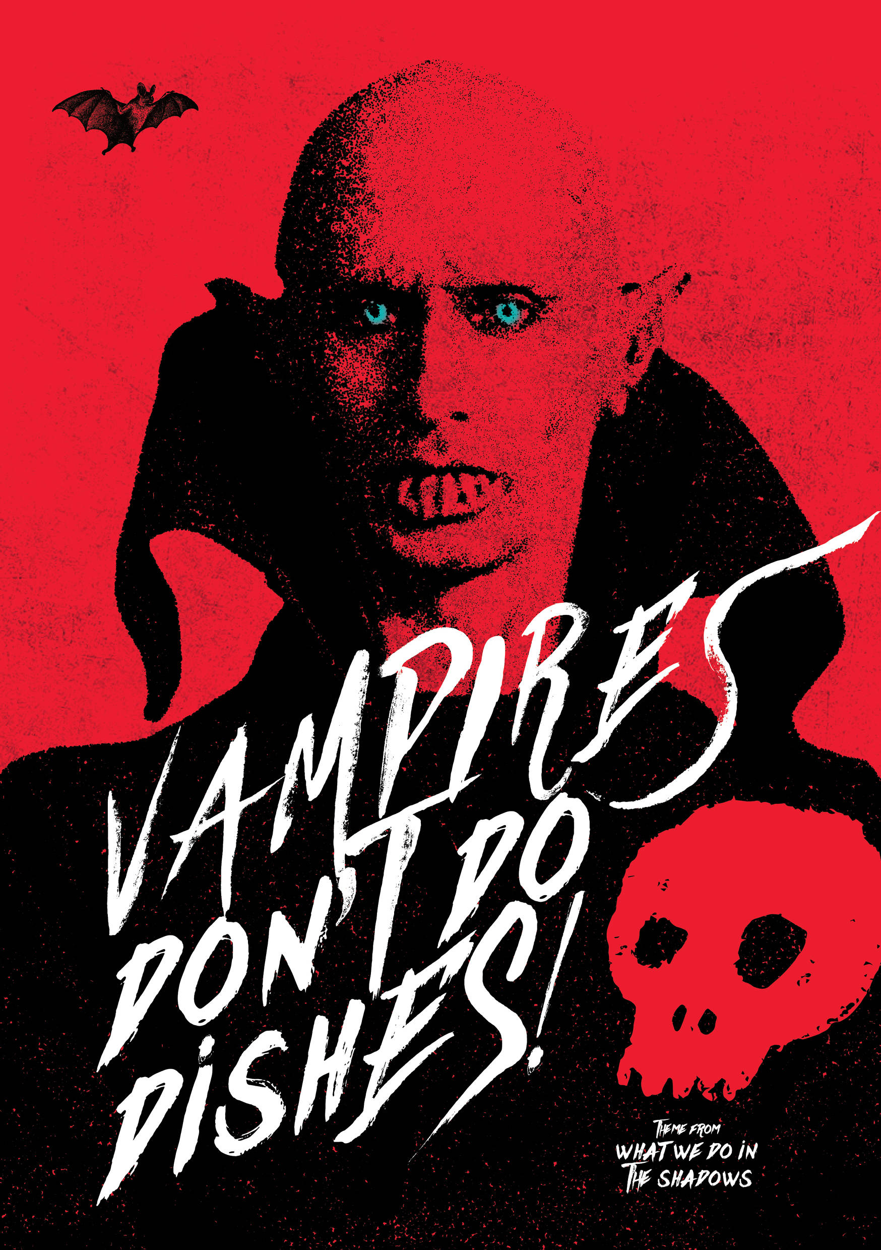 Інтригующий постер телешоу «What We Do In The Shadows» Шпалери