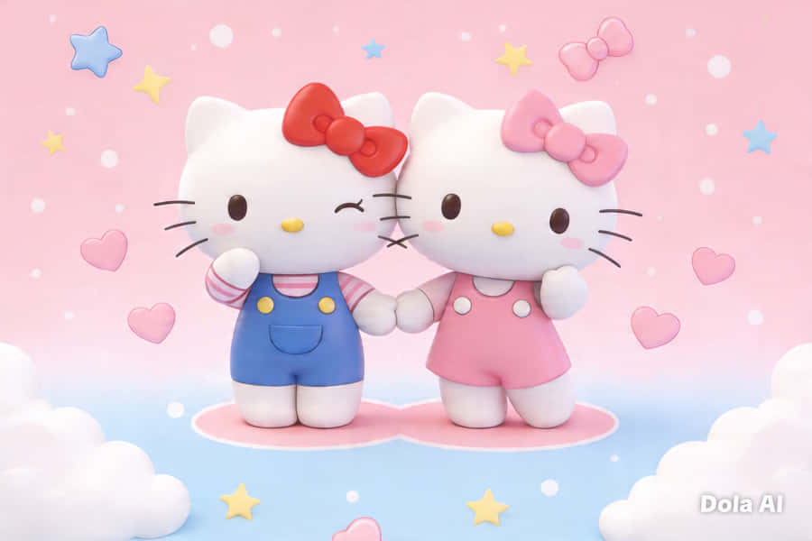 Hello Kitty, Sanrio, Кавай, Милий, Кавайна естетика, Милий естетичний мультфільм, Кавайний кіт, Естетика Sanrio, Комп'ютер