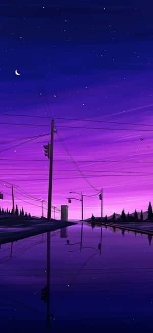 Aesthetic Purple Pictures — Galaxy A Шпалери