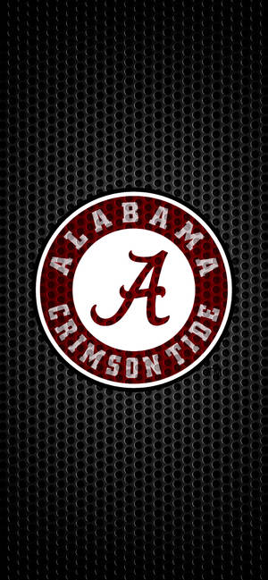 Alabama Crimson Tide чёрный металлик обої — iPhone 14 Шпалери