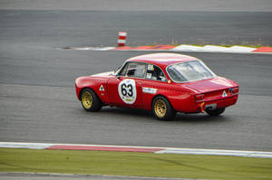 Шпалери з купе Alfa Romeo Giulia GTA Corsa.