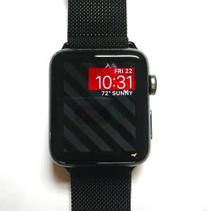Обои Apple Watch с металлической сетчатой отделкой — Apple Watch Шпалери
