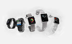 Обої Apple Watch чёрного и серого цветов — Apple Watch Шпалери