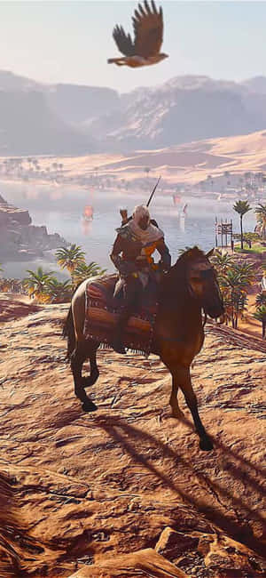 Фон iPhone X Assassin's Creed Origins — Zenfone 12 Ultra Шпалери