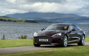 Aston Martin Rapide S на дороге — Steam Deck Шпалери