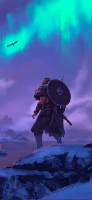 Iphone Xs Max Assassin's Creed Valhalla Background — Oppo K Шпалери
