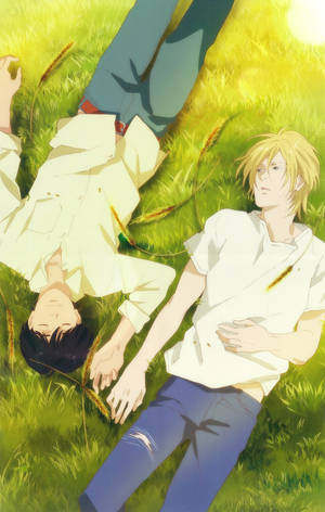Обои Banana Fish Ash Eiji Peace — Galaxy Tab S Шпалери