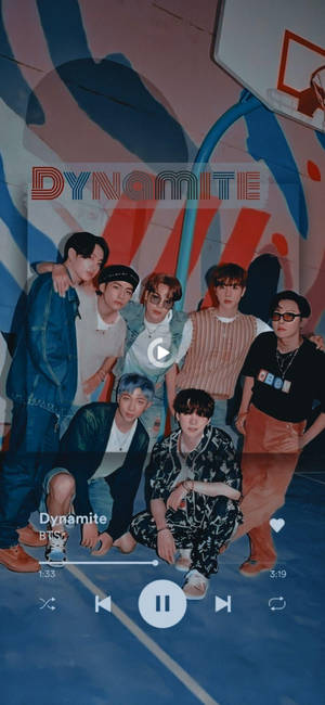 BTS 2021 Dynamite играет — 19.5:9 Шпалери