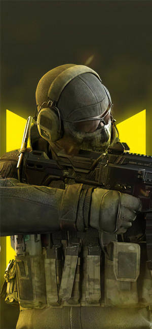 Call Of Duty: Мобайл Лого Призрак Крупный План — iPhone 17e Шпалери