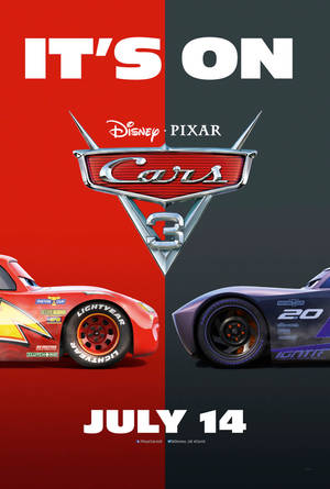 Cars 3 Постер: Молния против Джексона — Huawei MatePad Air (2026) Шпалери