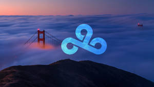 Cloud9 Golden Gate Bridge cloud logo wallpaper — Рассвет Шпалери