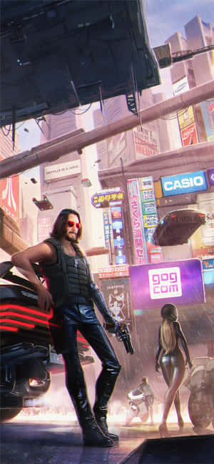 Pixel 3xl Cyberpunk 2077 фон — Honor X5d Plus Шпалери