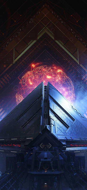 Destiny 2 iPhone Pyramidion 3D — iPhone Xs Шпалери