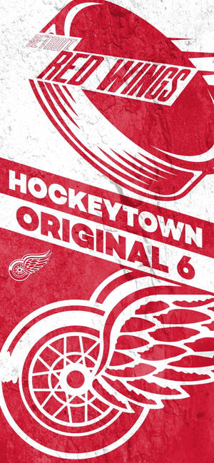 Detroit Red Wings Hockey Town обої — iPhone 17 Шпалери