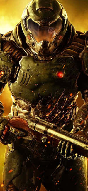 Iphone Xs Doom Background — Redmi Turbo Шпалери