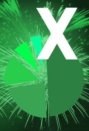 Excel Microsoft Логотип X — Huawei MatePad Pro Max Шпалери