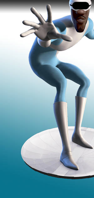 Frozone Синий градиент — iPhone 15 Pro Max Шпалери