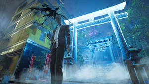 Обои Ghostwire Tokyo Святилище