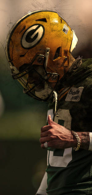 Green Bay Packers Джайр графическое искусство обої — iPhone 14 Pro Шпалери