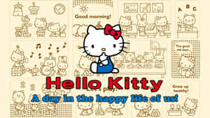 Фон Hello Kitty