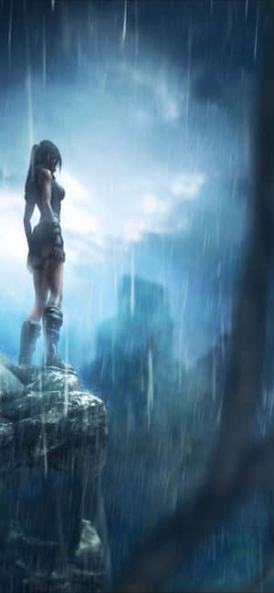 Iphone Xs Max Rise Of The Tomb Raider Background — iPhone 15 Pro Max Шпалери