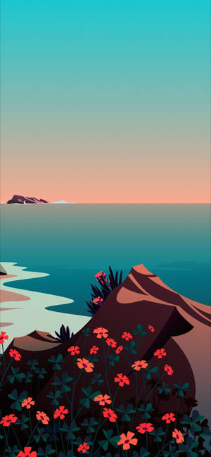 Iphone 12 Pro Max Digital Seashore обої — iPhone 13 Pro Шпалери