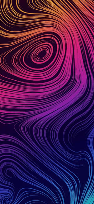 iPhone X Abstract Swirls — Oppo Find X9s Шпалери