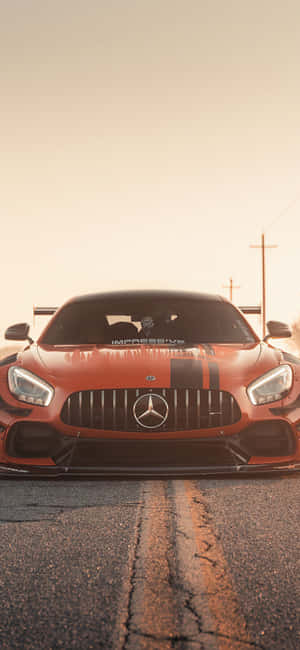 Фон Iphone X Amg Gt-r — Honor Play Шпалери